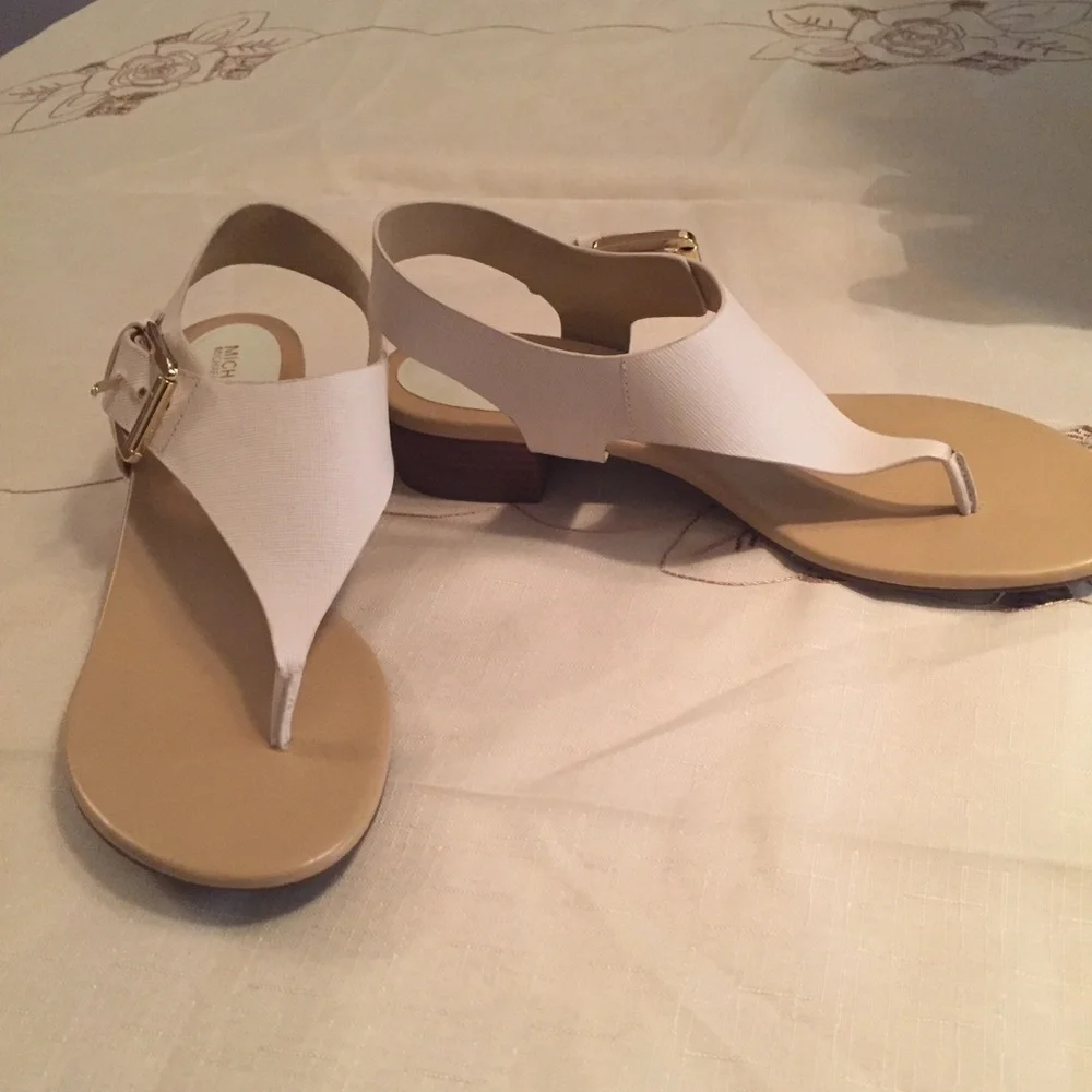 MICHAEL Michael Kors tan heeled sandals sz. 8.5 - Picture 2 of 5